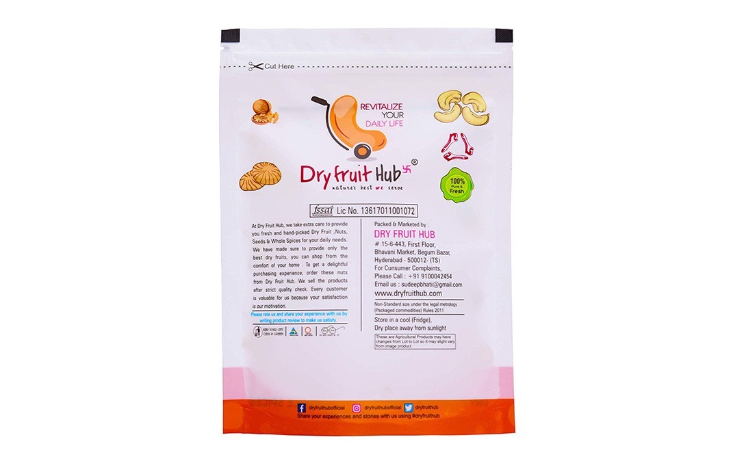 Dryfruit Hub California Almonds    Pack  800 grams